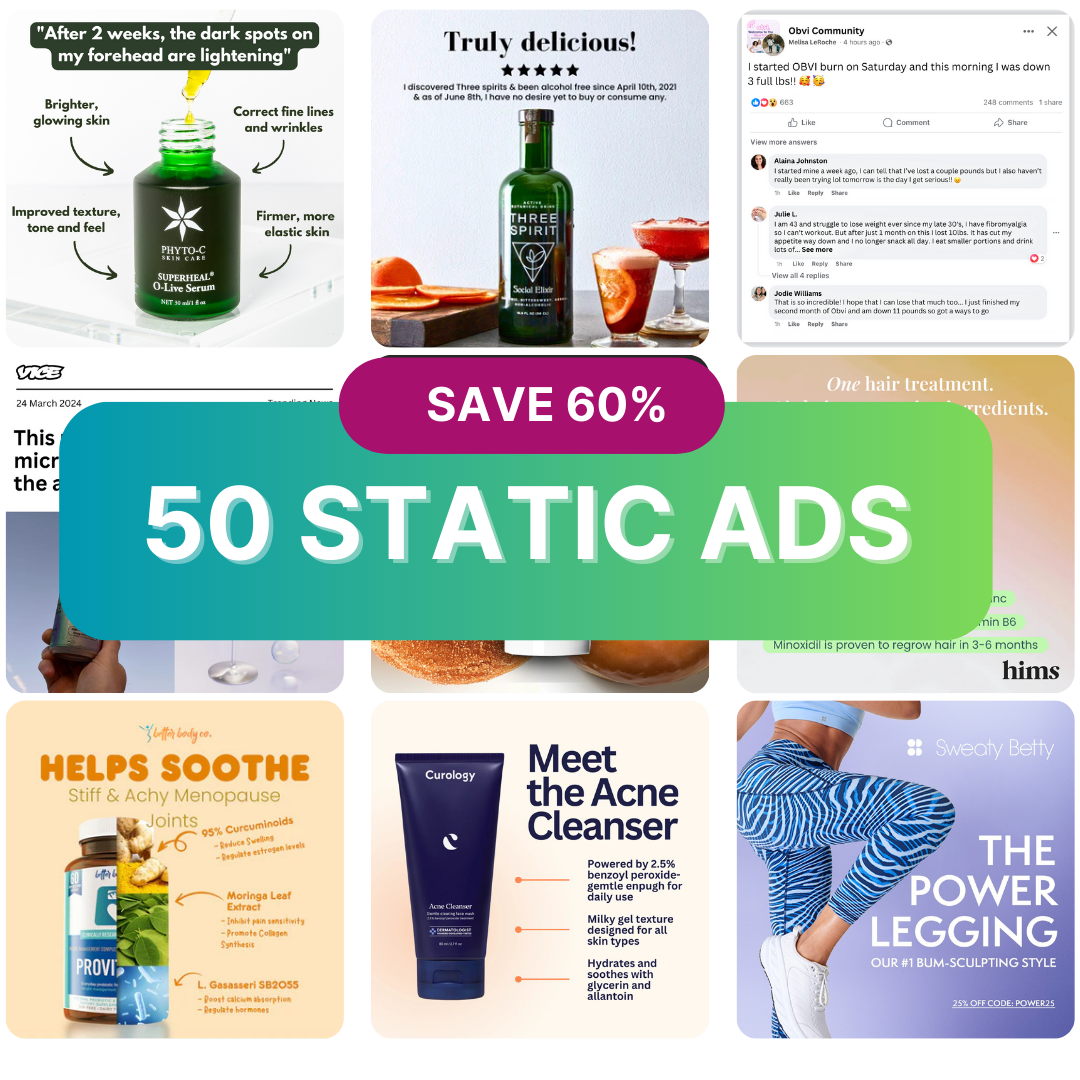 The 1-Minute Winning Ad Templates (Starter Pack)
